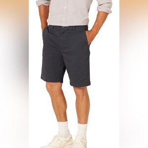 Amazon Essentials Men's Flat Front Shorts - Dark Gray